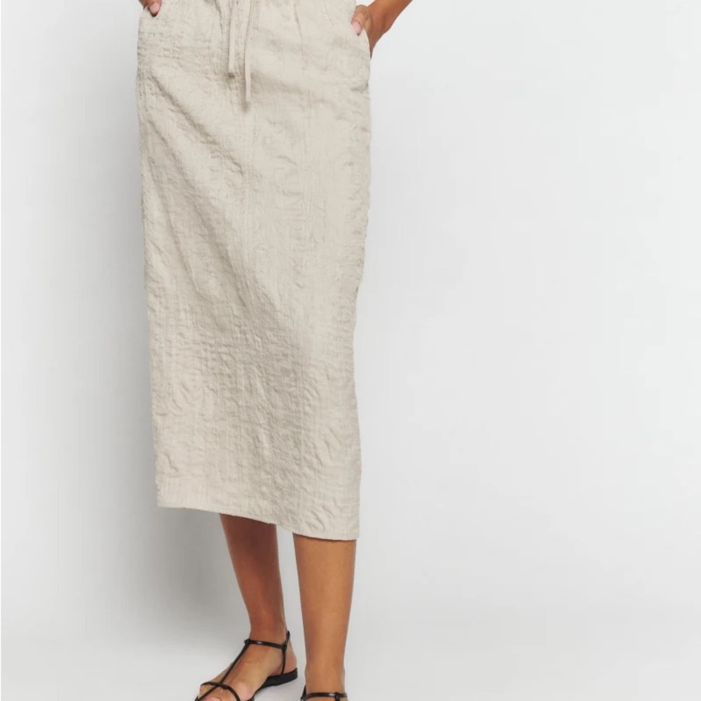 Reformation Winnie Skirt in Tea Leaf